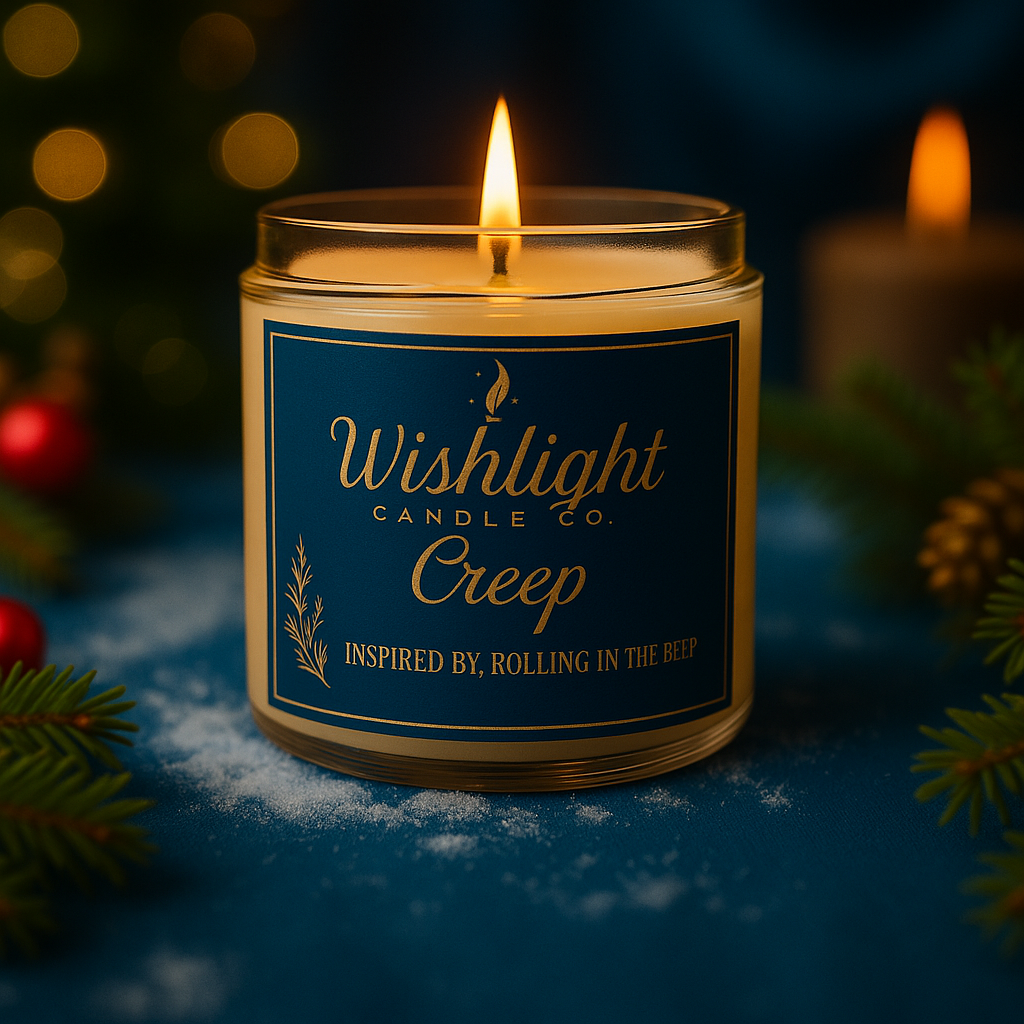 Creep Luxury candle — Artisan Coconut-Apricot Wax Candle